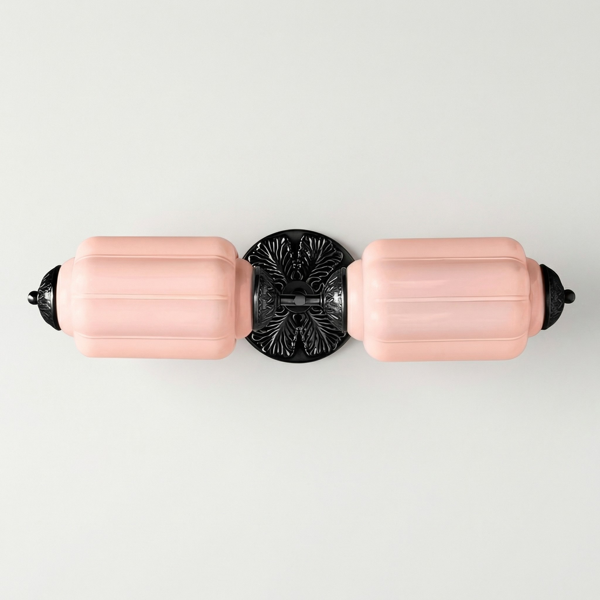 Hartnell Retro Colorful Art Deco Glass Eloise Wall Light