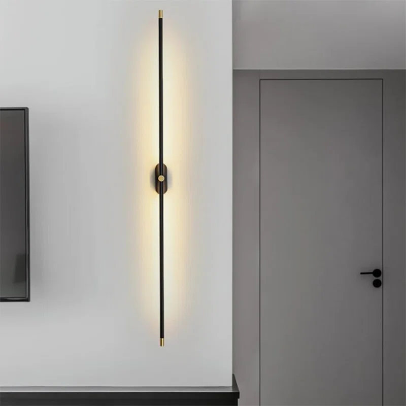 Rhett Modern Minimalist Linear Wall Lamp