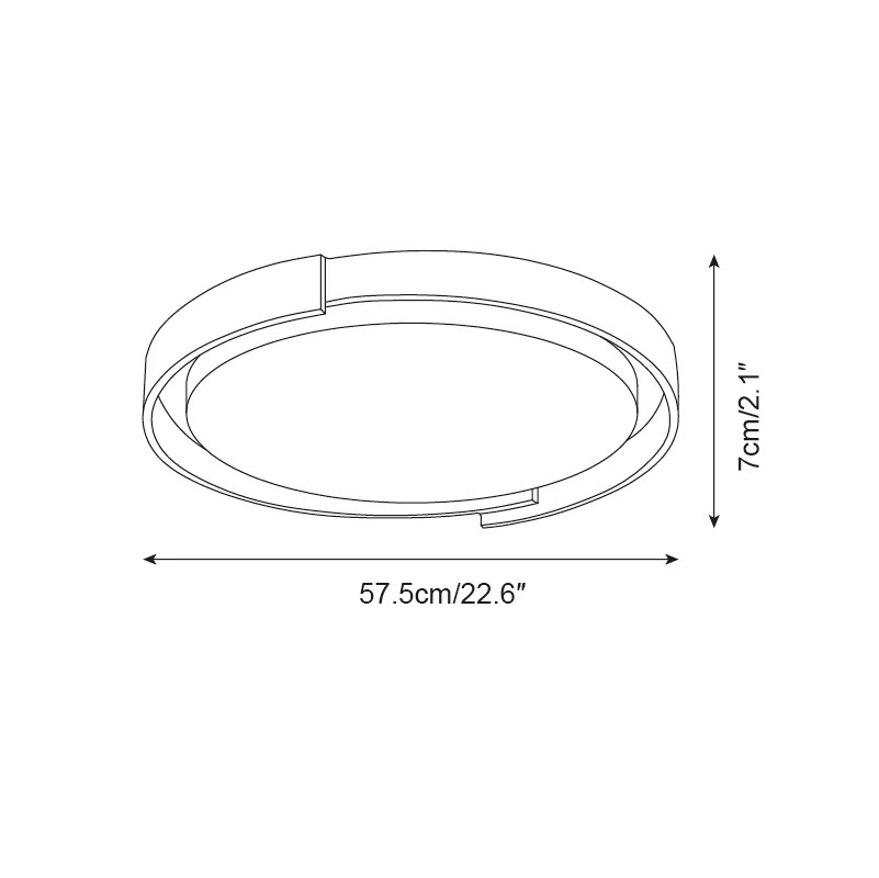 Jonathan Minimalist Round Travertine Stone Flush Mount Ceiling Light