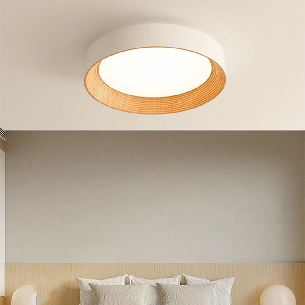 Calixte Minimalist LED Round Metal Ceiling Light