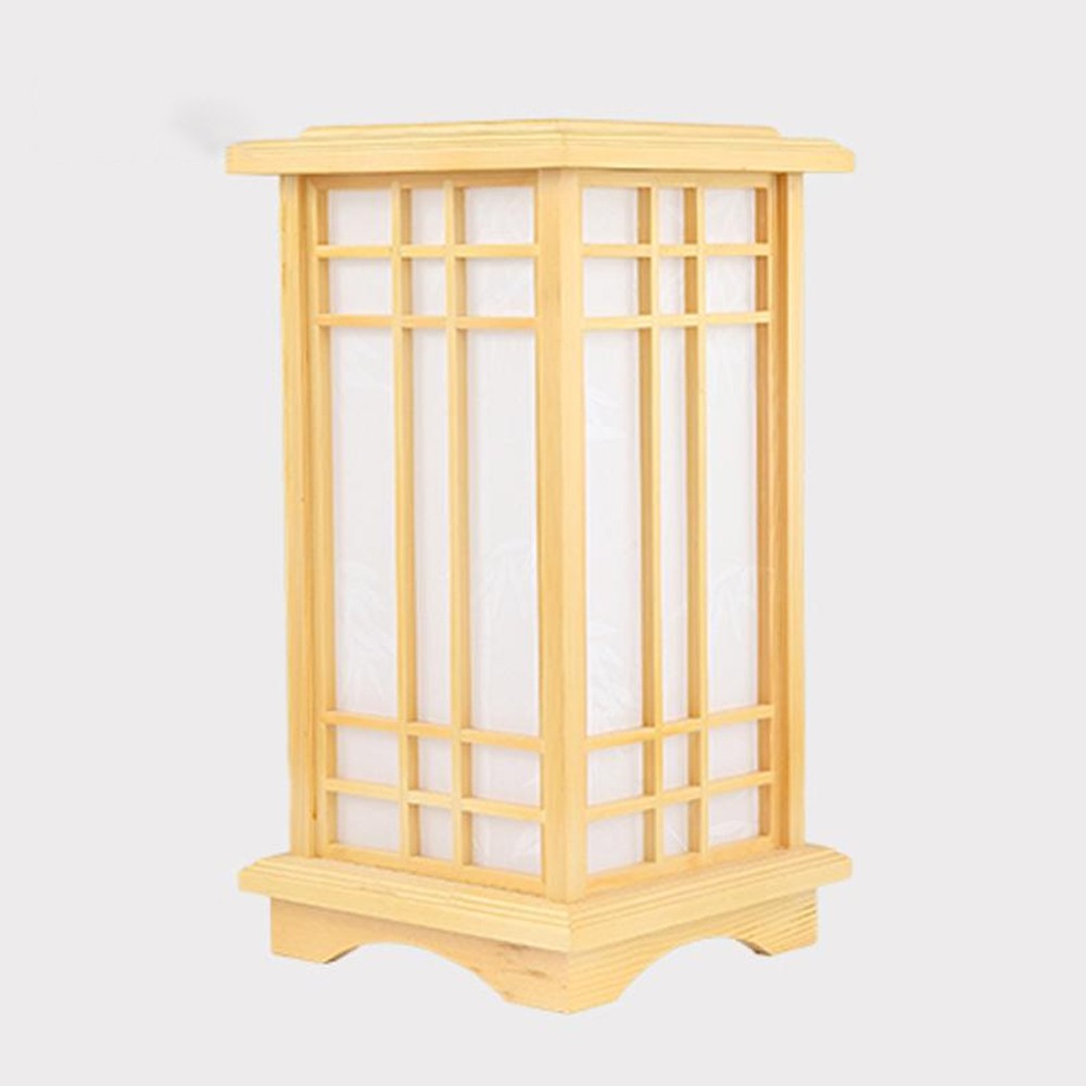 Rylar Japanese Style Wood Tatami Floor Lamp