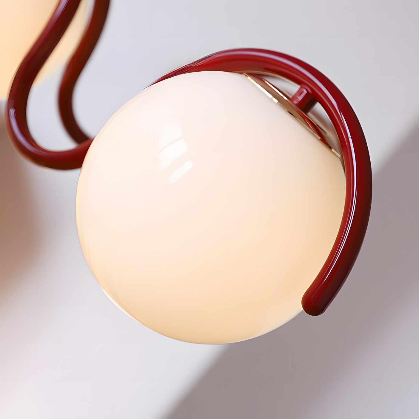 Mian Modern Curve Glass Globe Chandelier