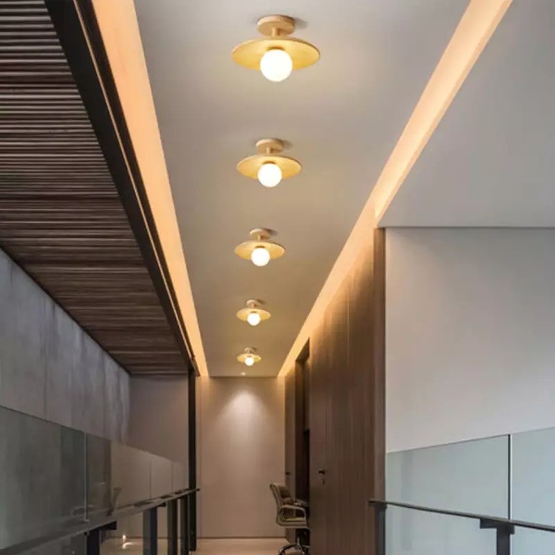 Oza Wooden Plafon Ceiling Light