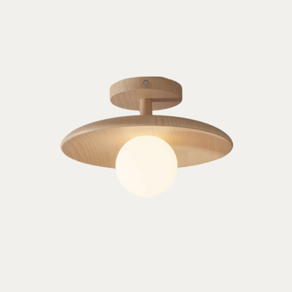 Oza Wooden Plafon Ceiling Light