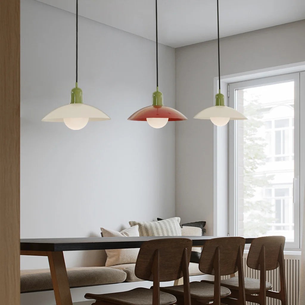 Harper Mid Century Multi Color Macaron Pendant Light