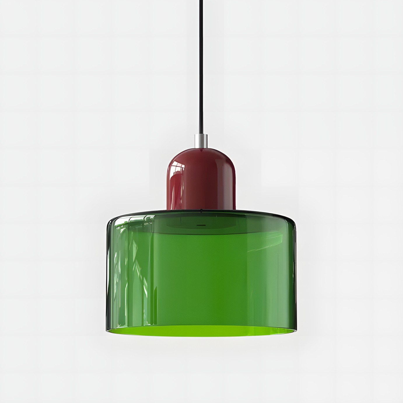 Colorful Creative Small Fresh Glass Shade Pendant Light