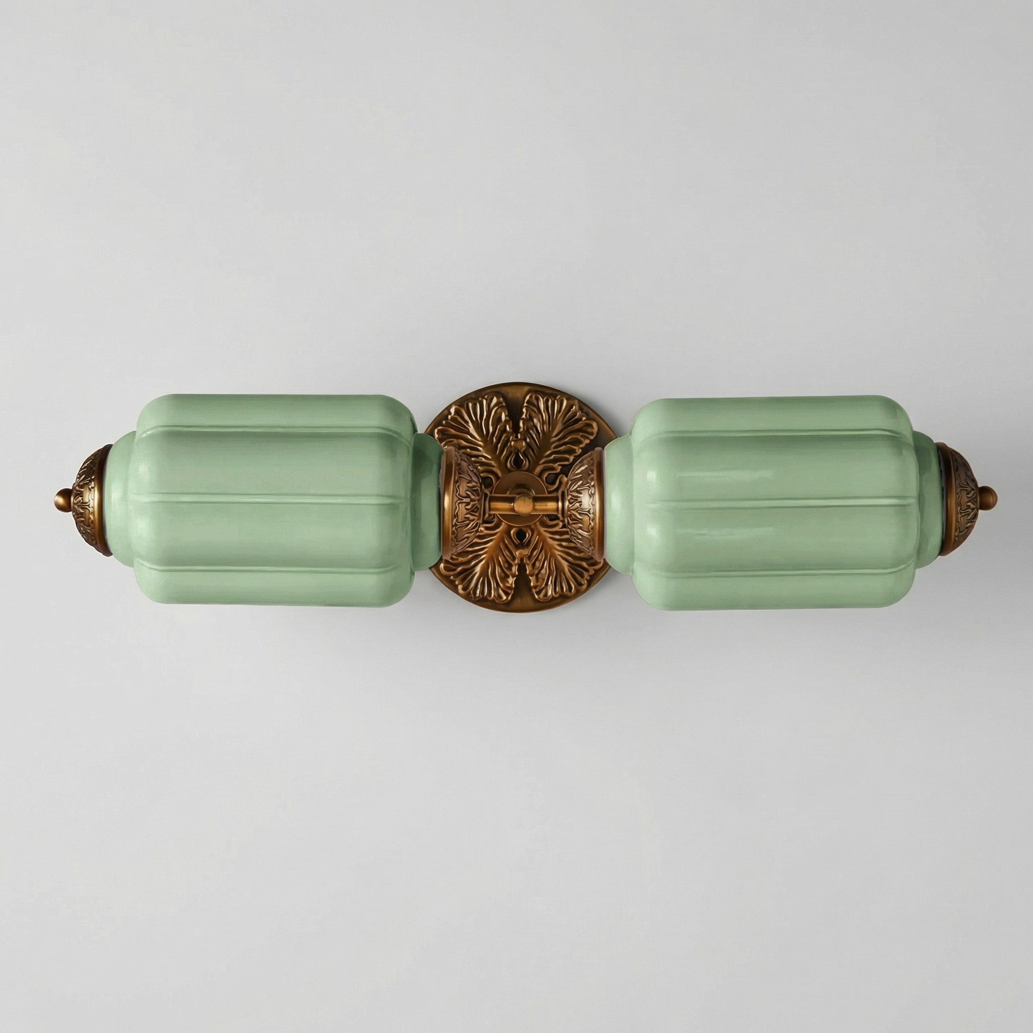 Hartnell Retro Colorful Art Deco Glass Eloise Wall Light