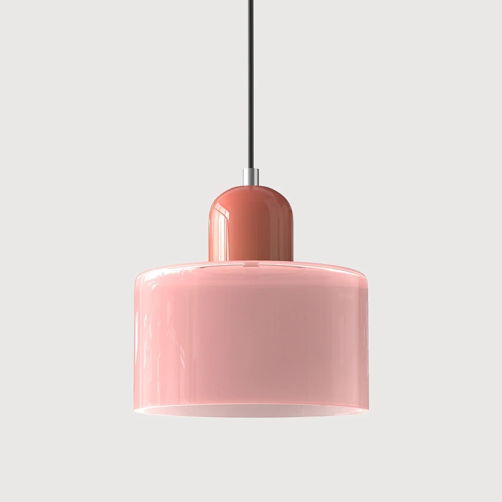 Colorful Creative Small Fresh Glass Shade Pendant Light