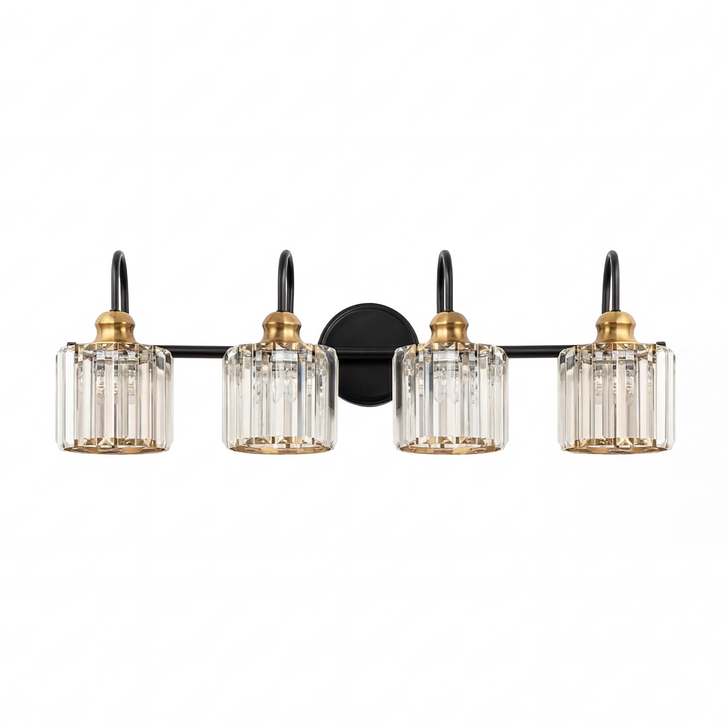 Naeris Modern Square Crystal Wall Sconce