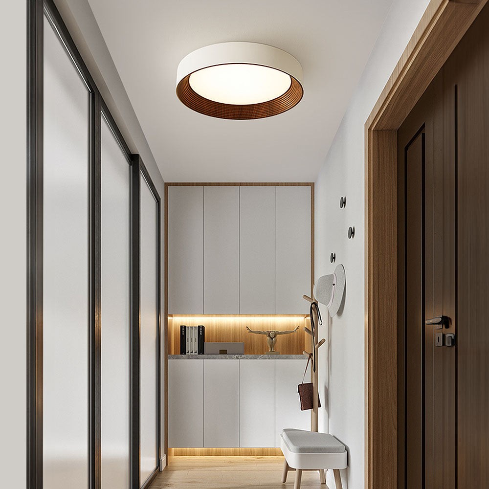 Calixte Minimalist LED Round Metal Ceiling Light