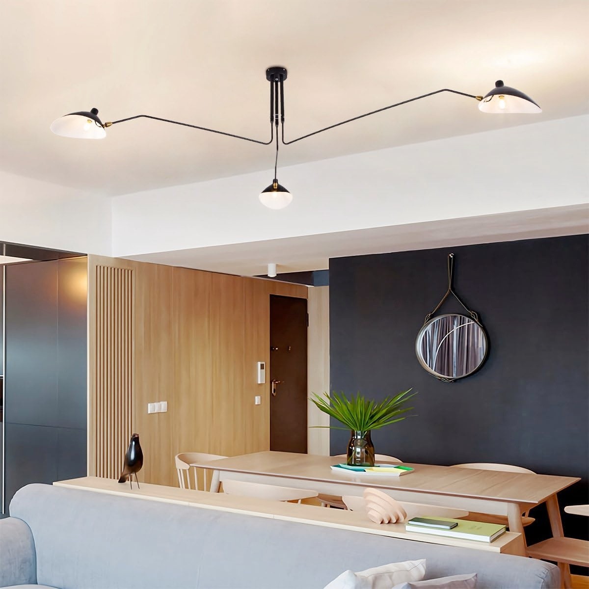 Octavia Duckbill Multihead Ceiling Lamp
