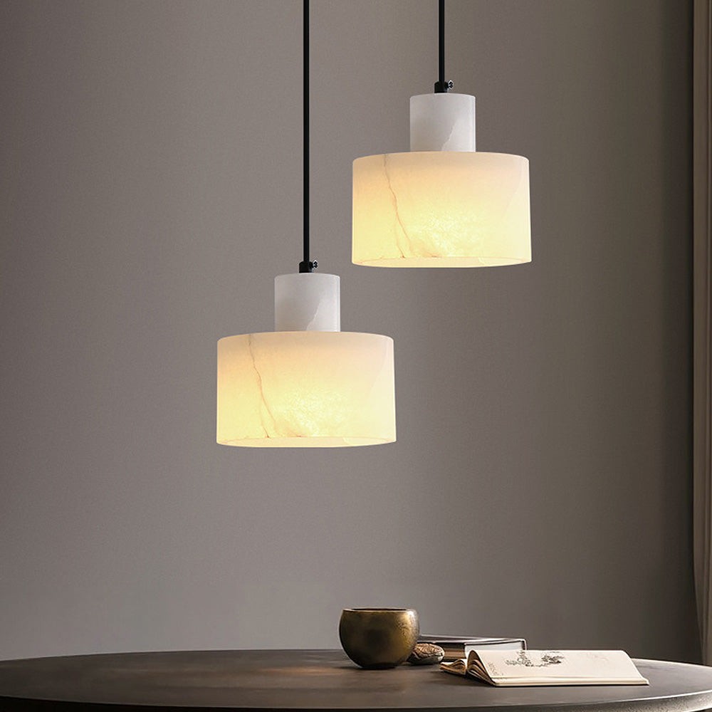 Zore Modern Alabaster Shade White Classic Pendant Light