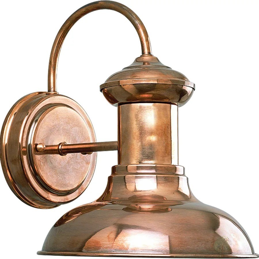Howells Industrial Modern Copper Metal Outdoor Wall Sconce