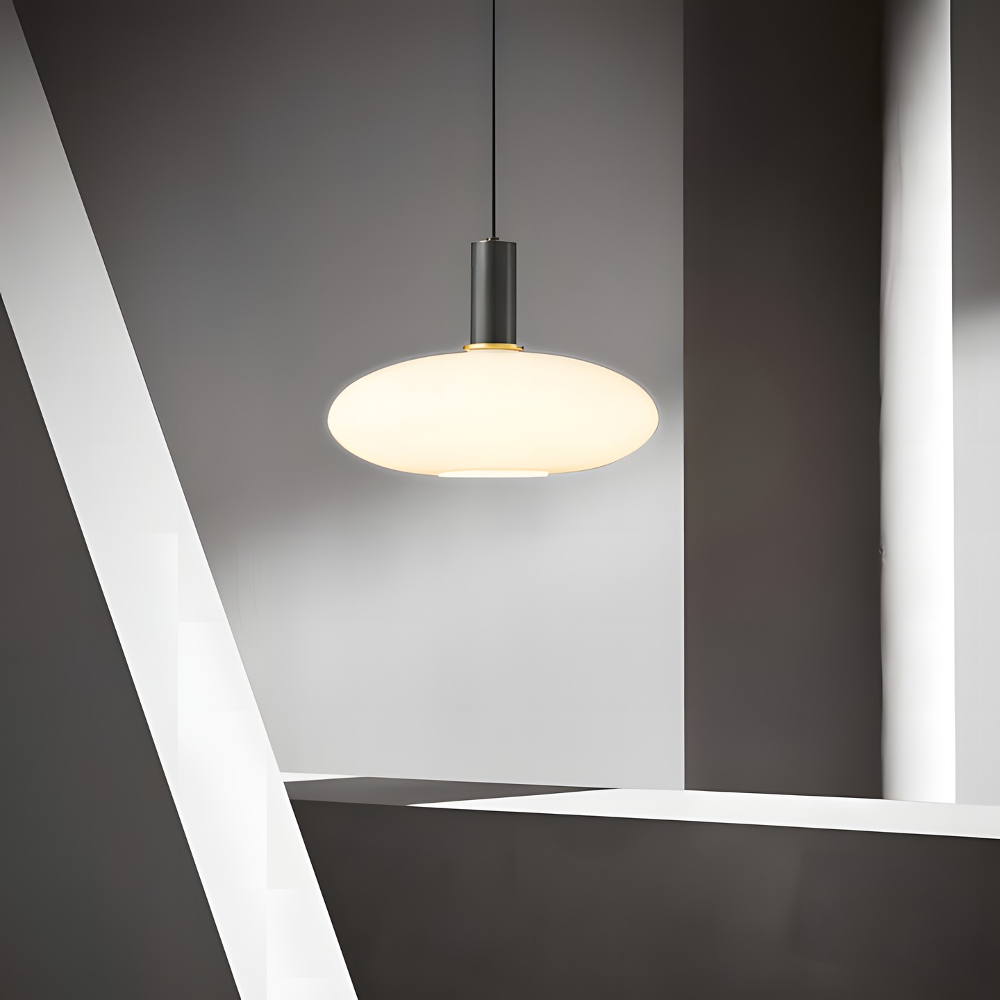 Cosima Modern Opal Glass Pendant Light