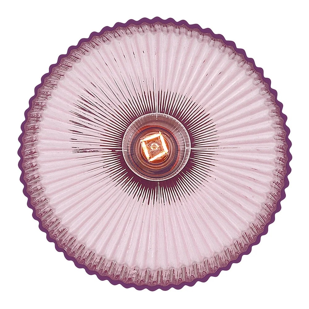 Hesper Farmhouse Ribbed Glass Pendant Light