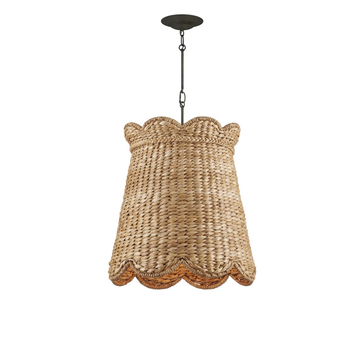 Karinne Natural Flower Rattan Pendant Light