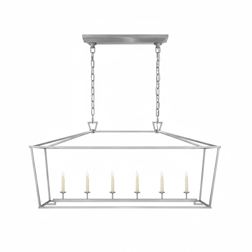 Aria Farmhouse Wrought Iron Lantern Chandelier Light