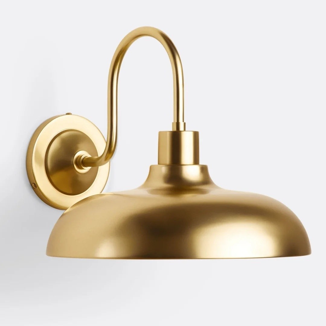 Gwydion Modern Farmhouse Dome Exterior Wall Light