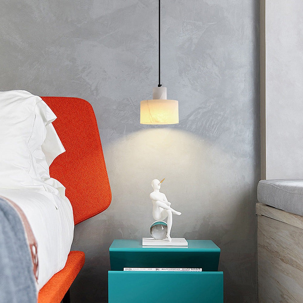 Zore Modern Alabaster Shade White Classic Pendant Light