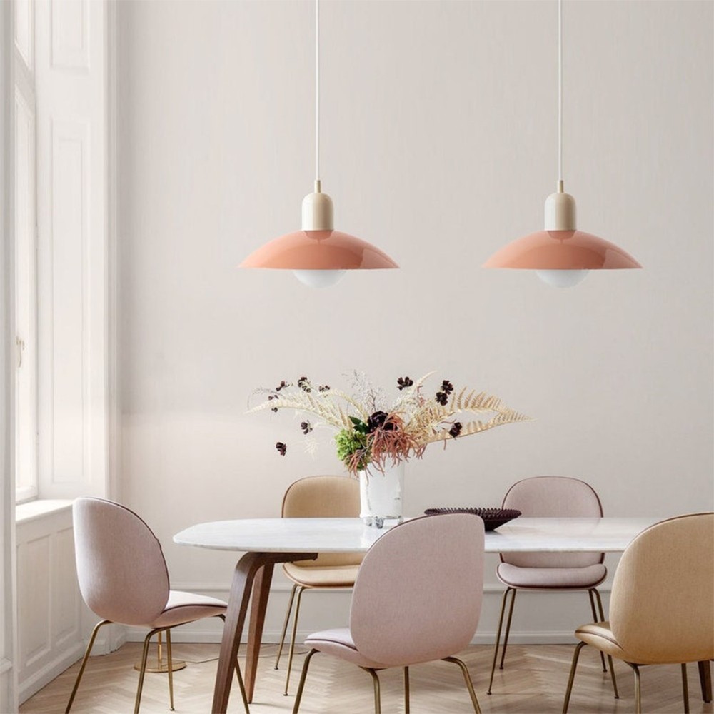 Harper Mid Century Multi Color Macaron Pendant Light