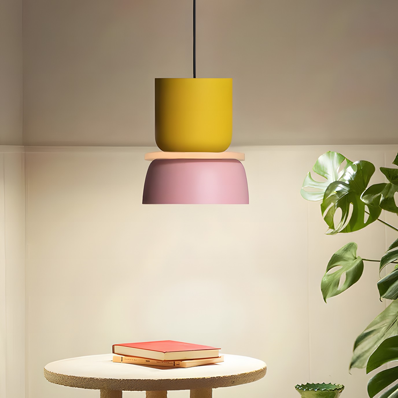Vesperia Nordic Macaron Pendant Light for Round Dining Table