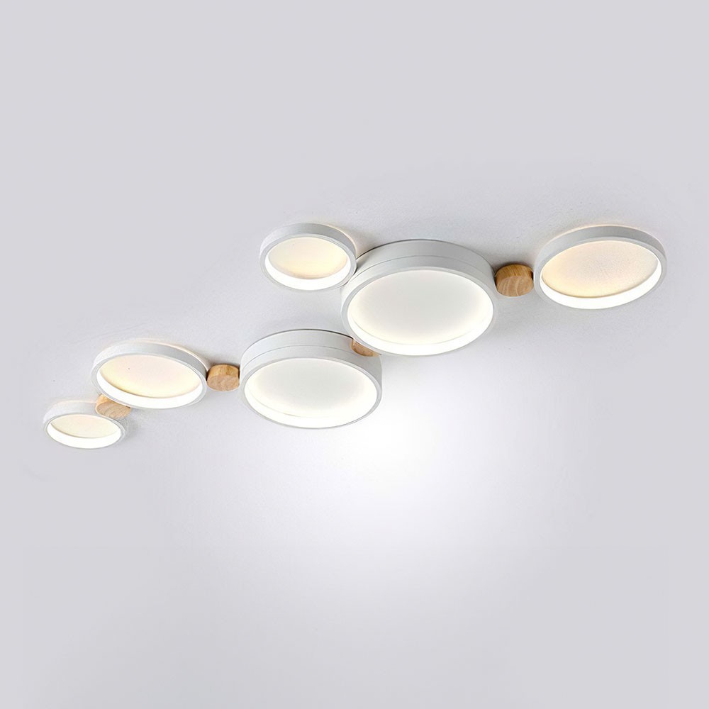 Phelith Modern Scandinavian Circle Ceiling Light