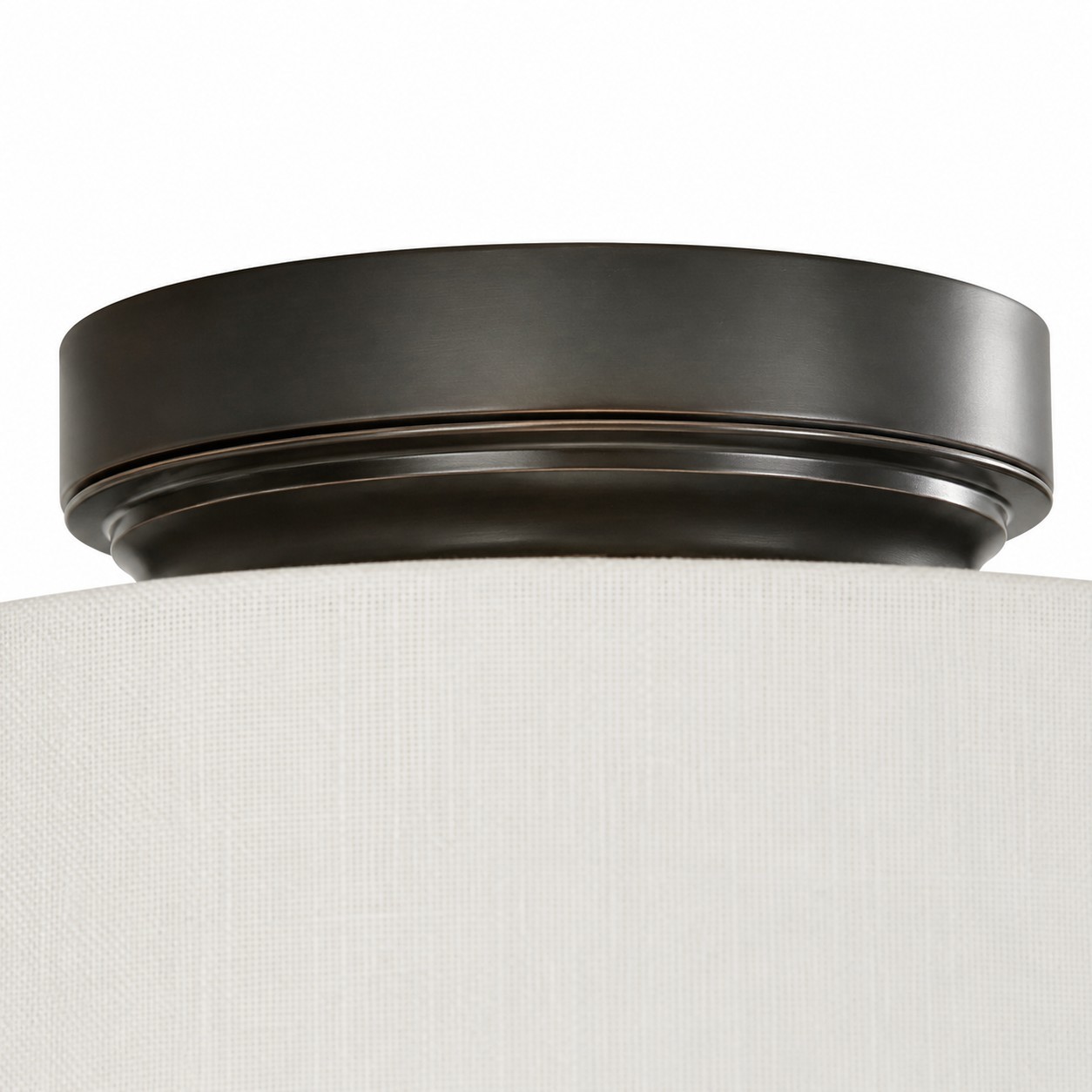 Kaethe Fabric Drum Shade Semi Flush Mount Light