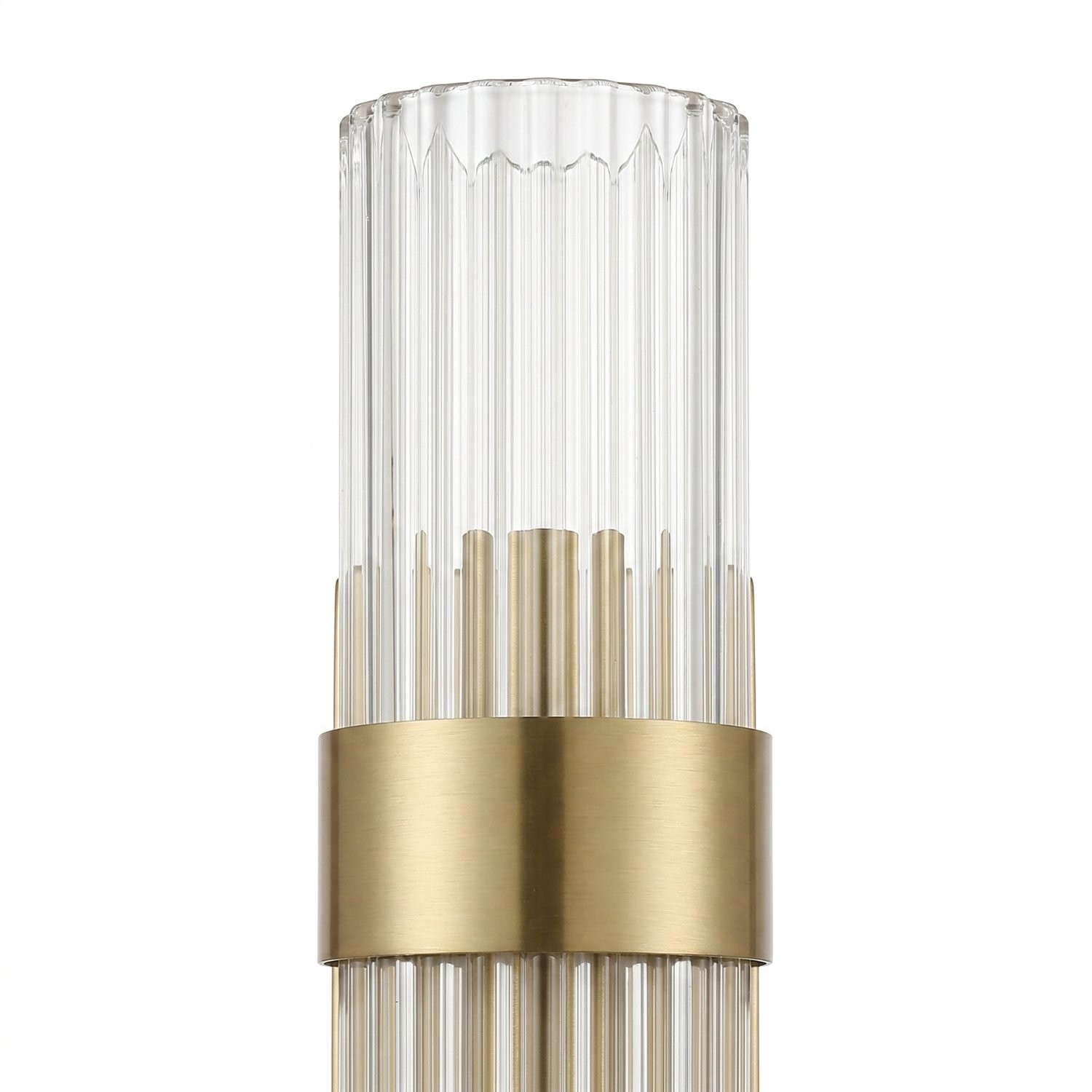 Saelin Modern LED Tube Glass Wall Sconce