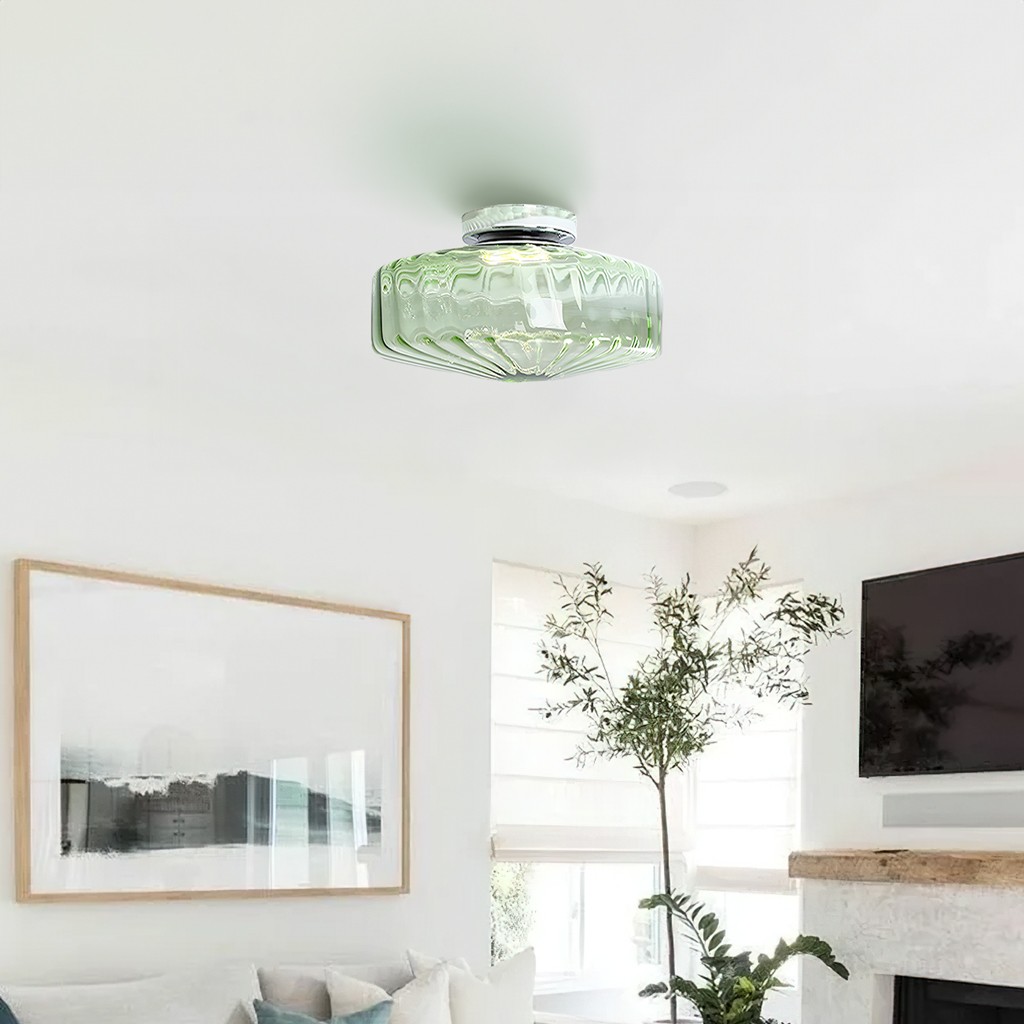Remy Vintage Water Ripple Ceiling Lamp