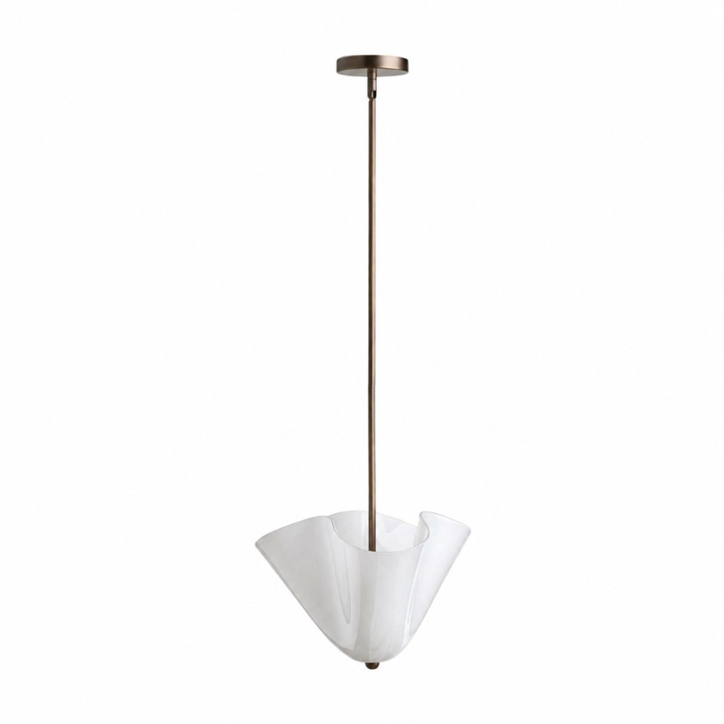 Franklin Modern Shell Glass Fazzo Pendant Light