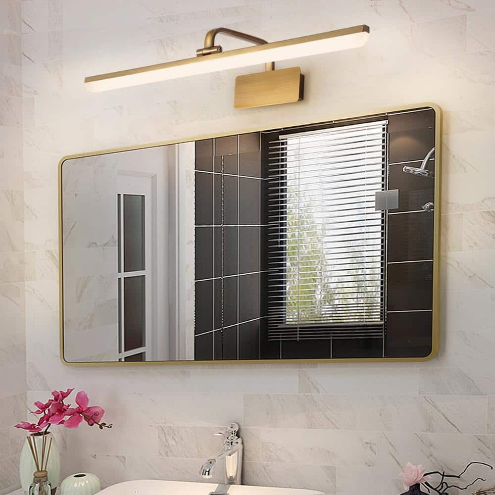 Jaryn Rustic LED Bar Brass Wall Light