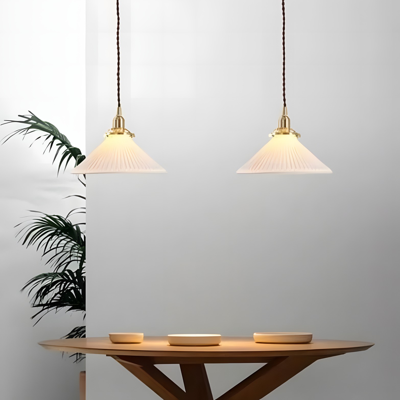 Elena Sjöborre Art Deco Stripe Pendant Light