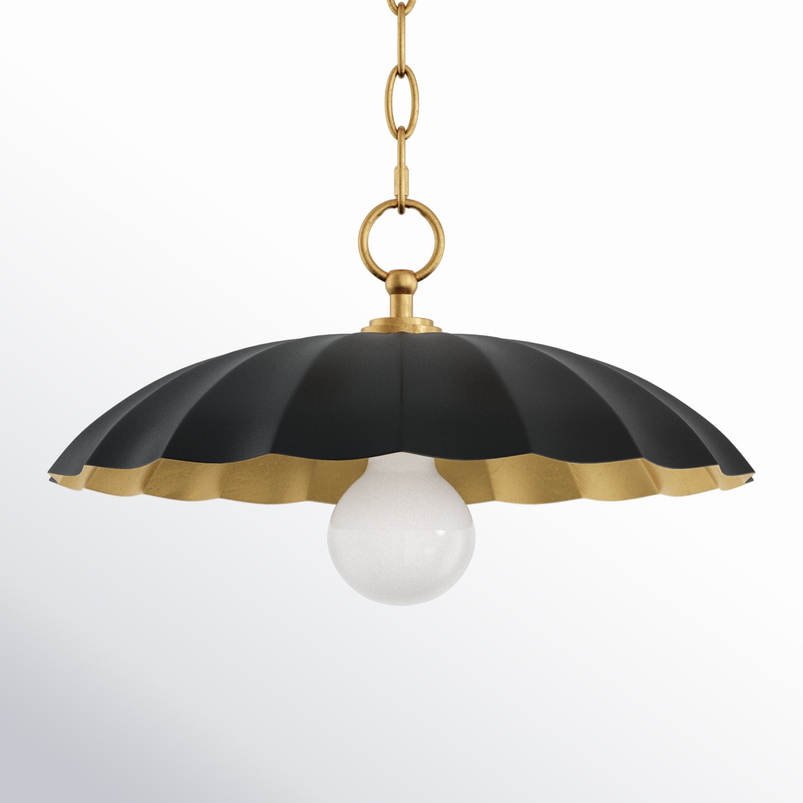 Velmara Farmhouse Metal Flower Pendant Light