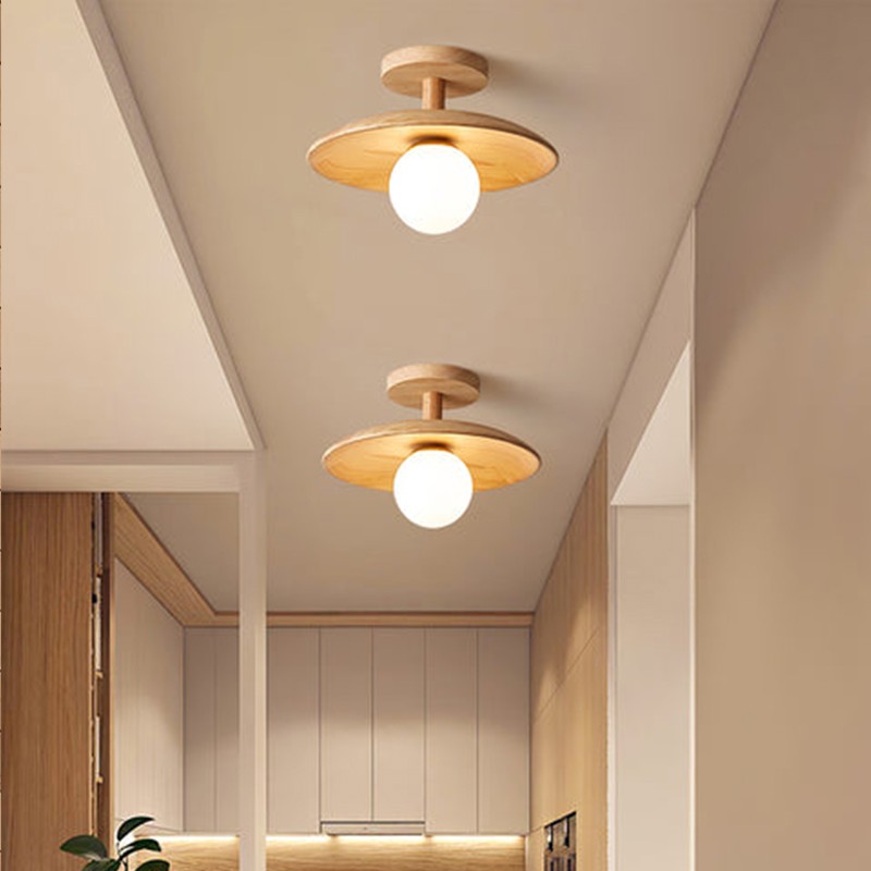 Oza Wooden Plafon Ceiling Light