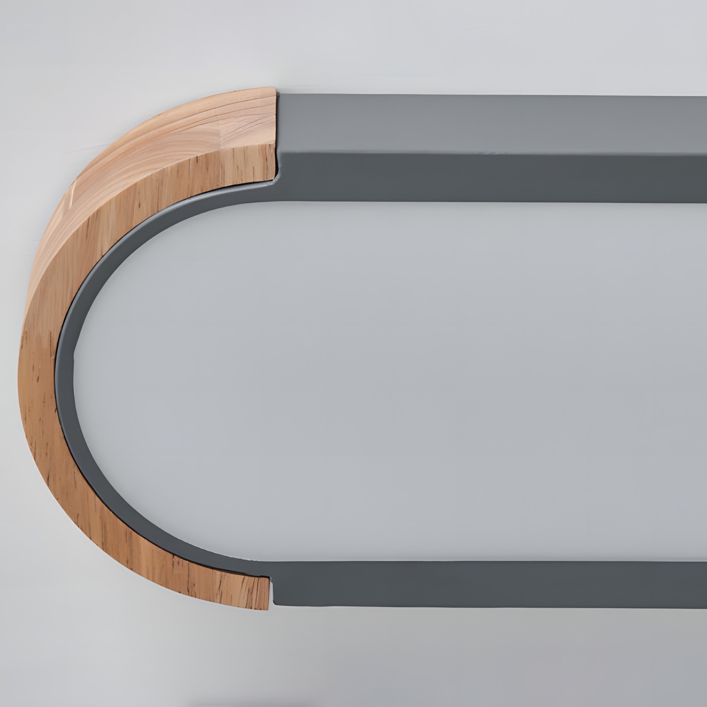 Carson Nordic Minimalist Led Rectangle Ceiling Light