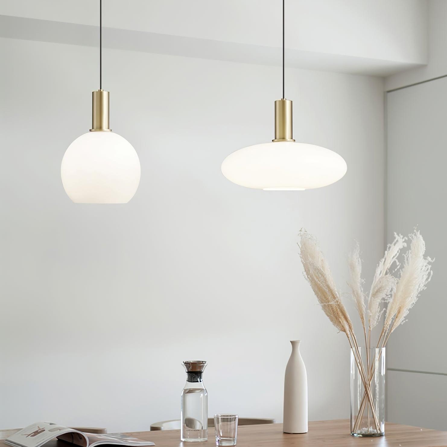 Cosima Modern Opal Glass Pendant Light
