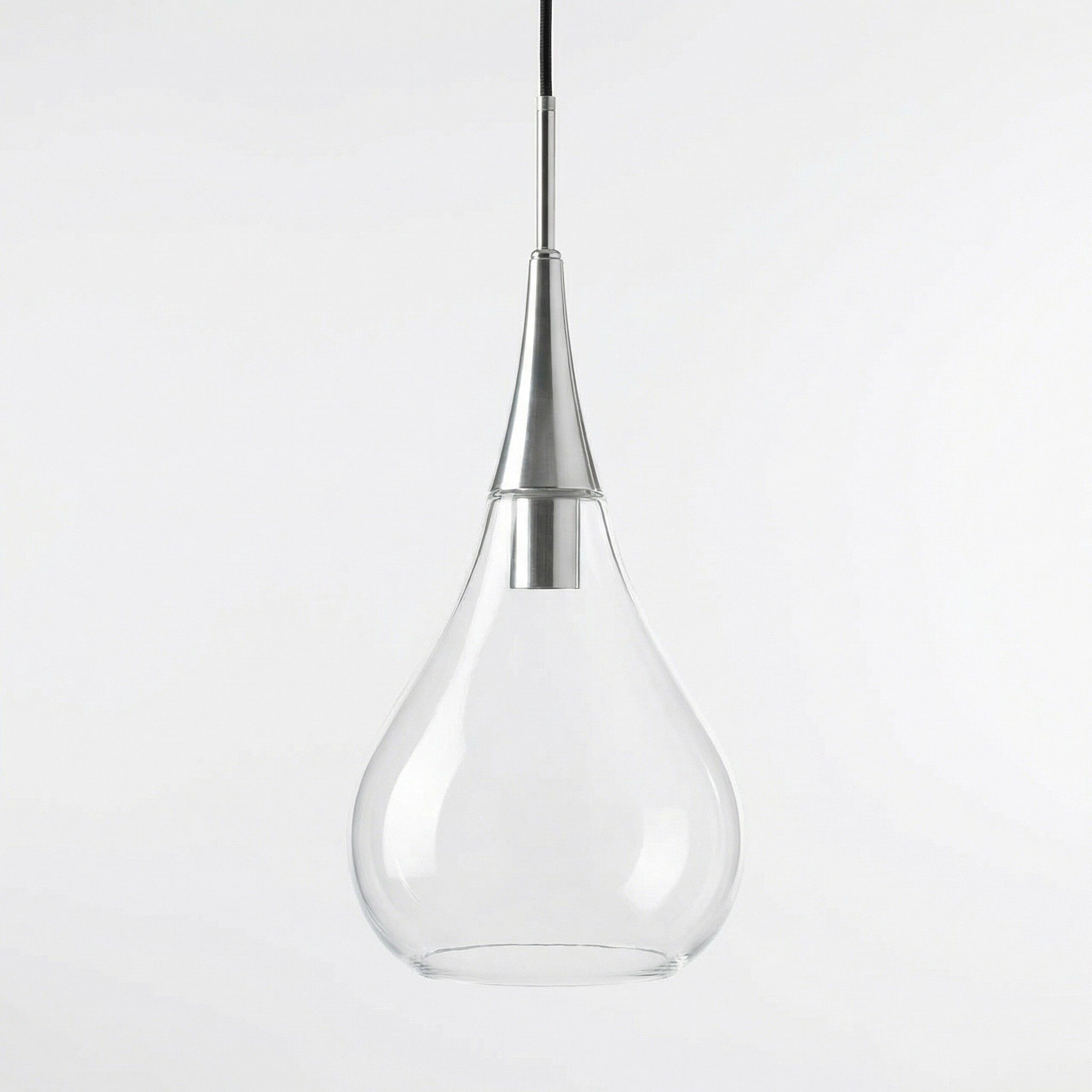 Clarke Minimalist Teardrop Glass Pendant Light
