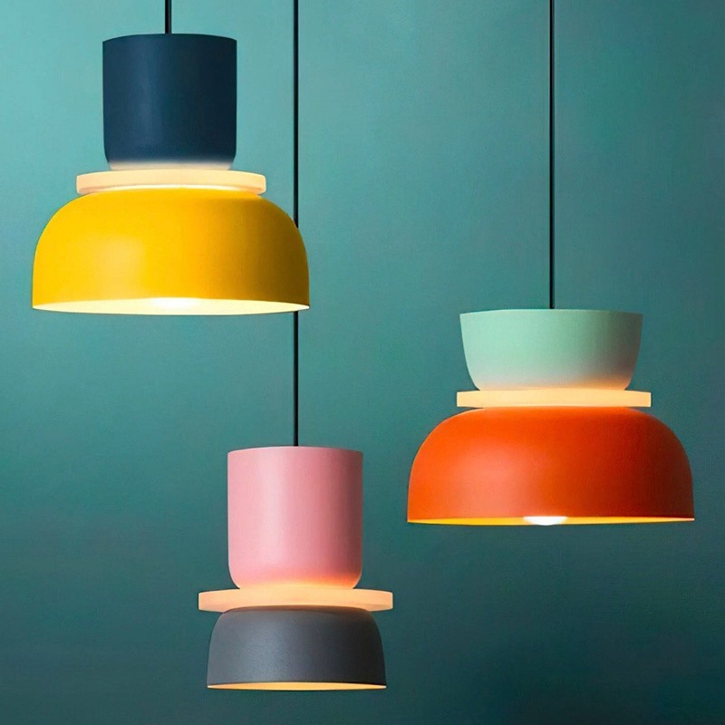 Vesperia Nordic Macaron Pendant Light for Round Dining Table