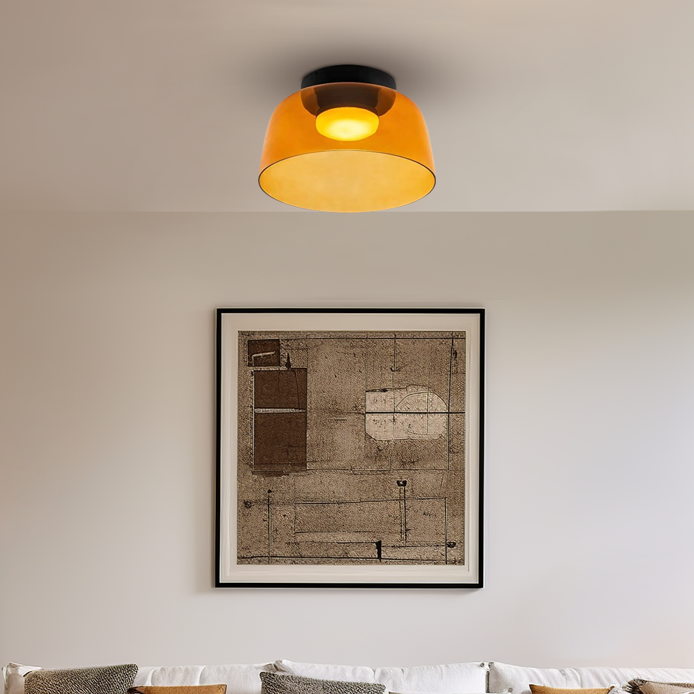 Hailie Creative Glass Ceiling Light Multi-Layer Pendant Lampshade