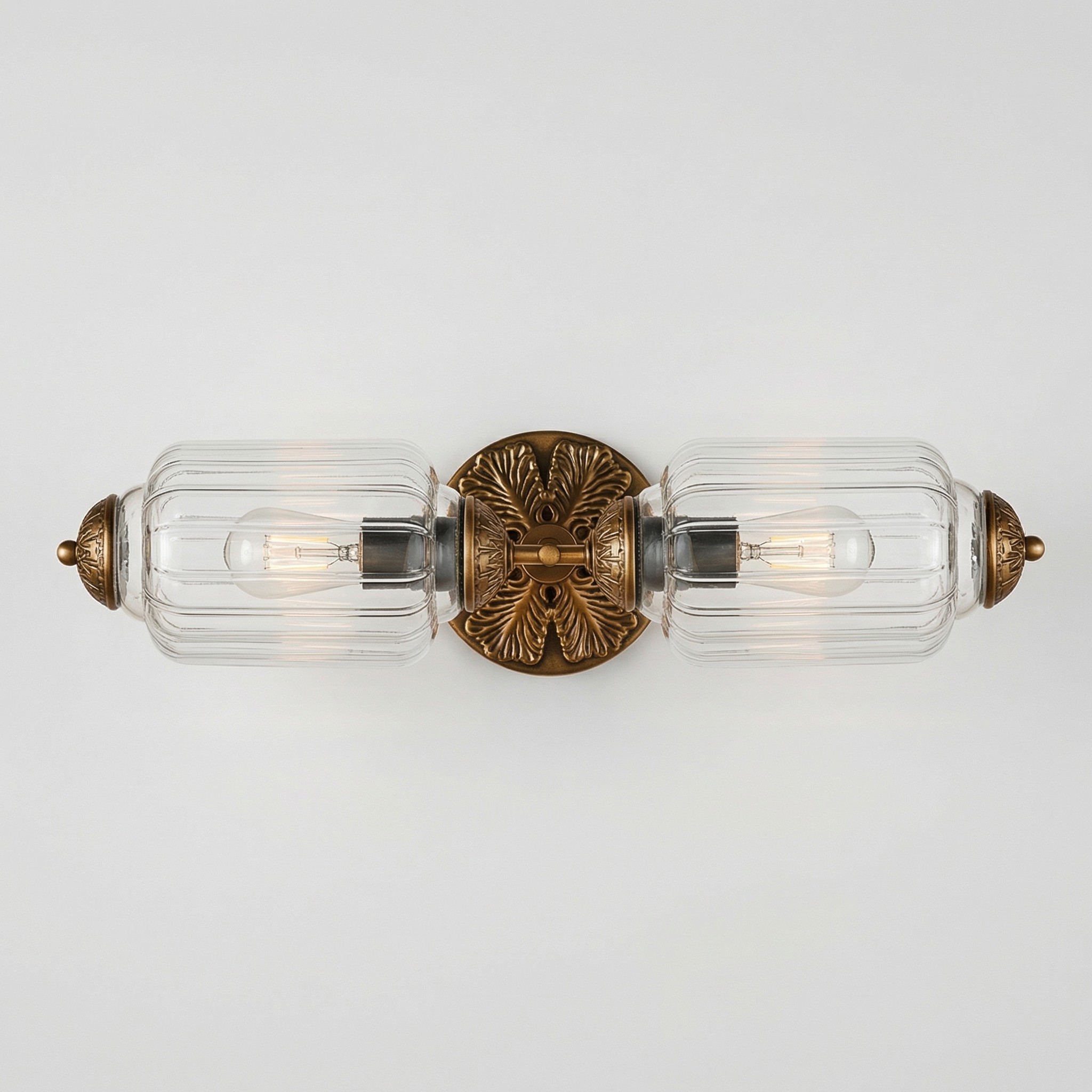 Hartnell Retro Colorful Art Deco Glass Eloise Wall Light