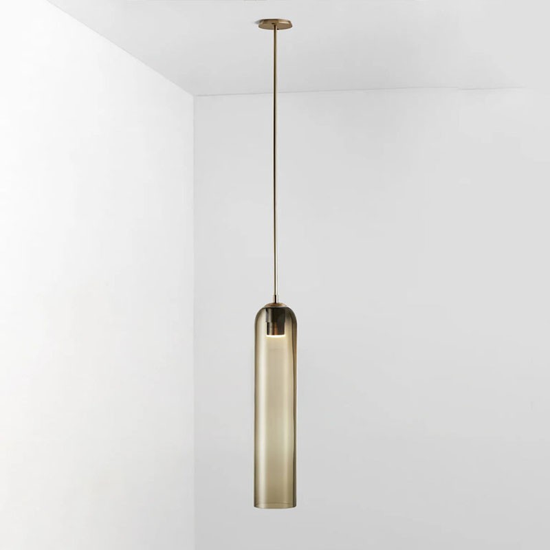 Kimaya Benedict Tube Glass Pendant Lamp
