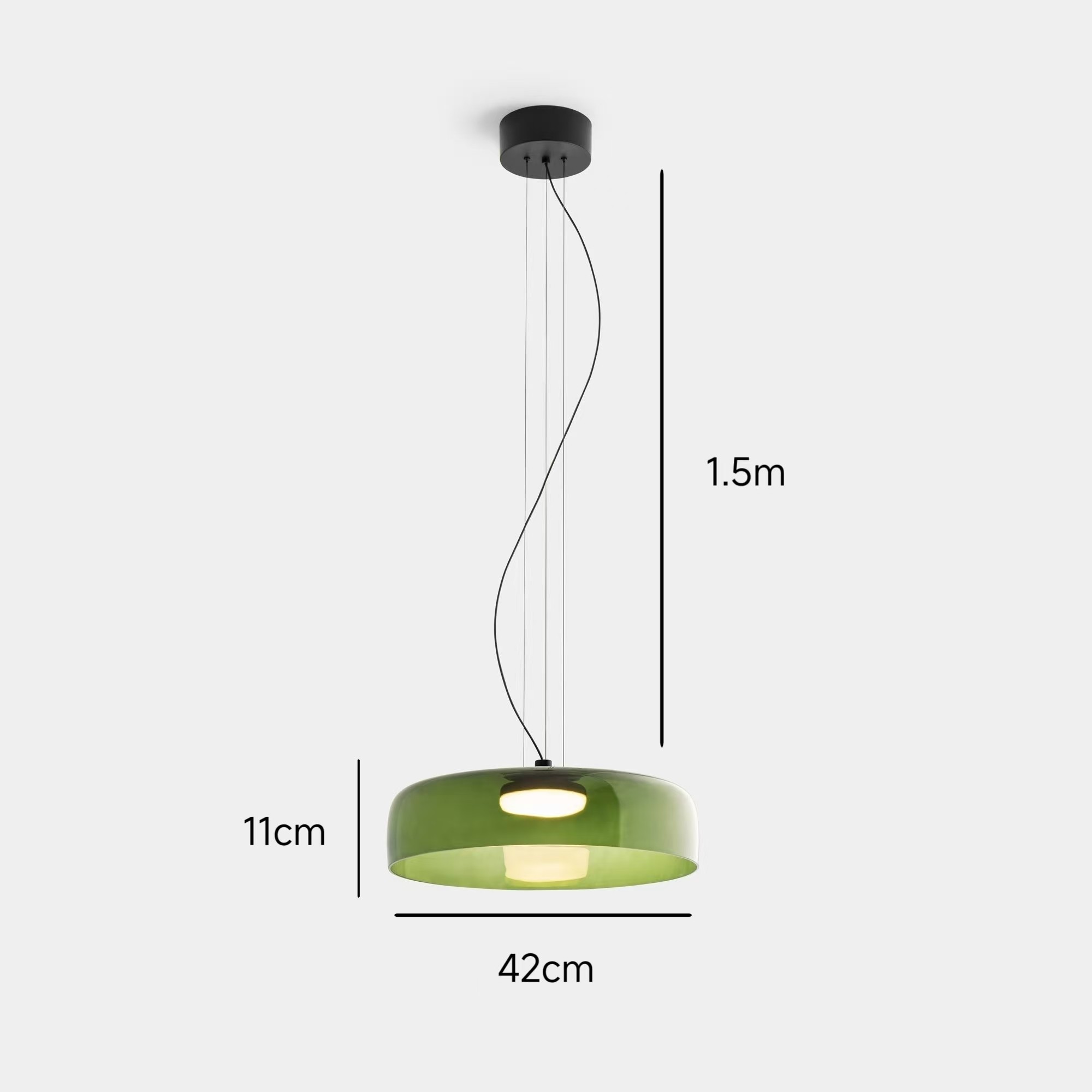 Zaire Bowl Shaped Layer Stained Glass Pendant Light