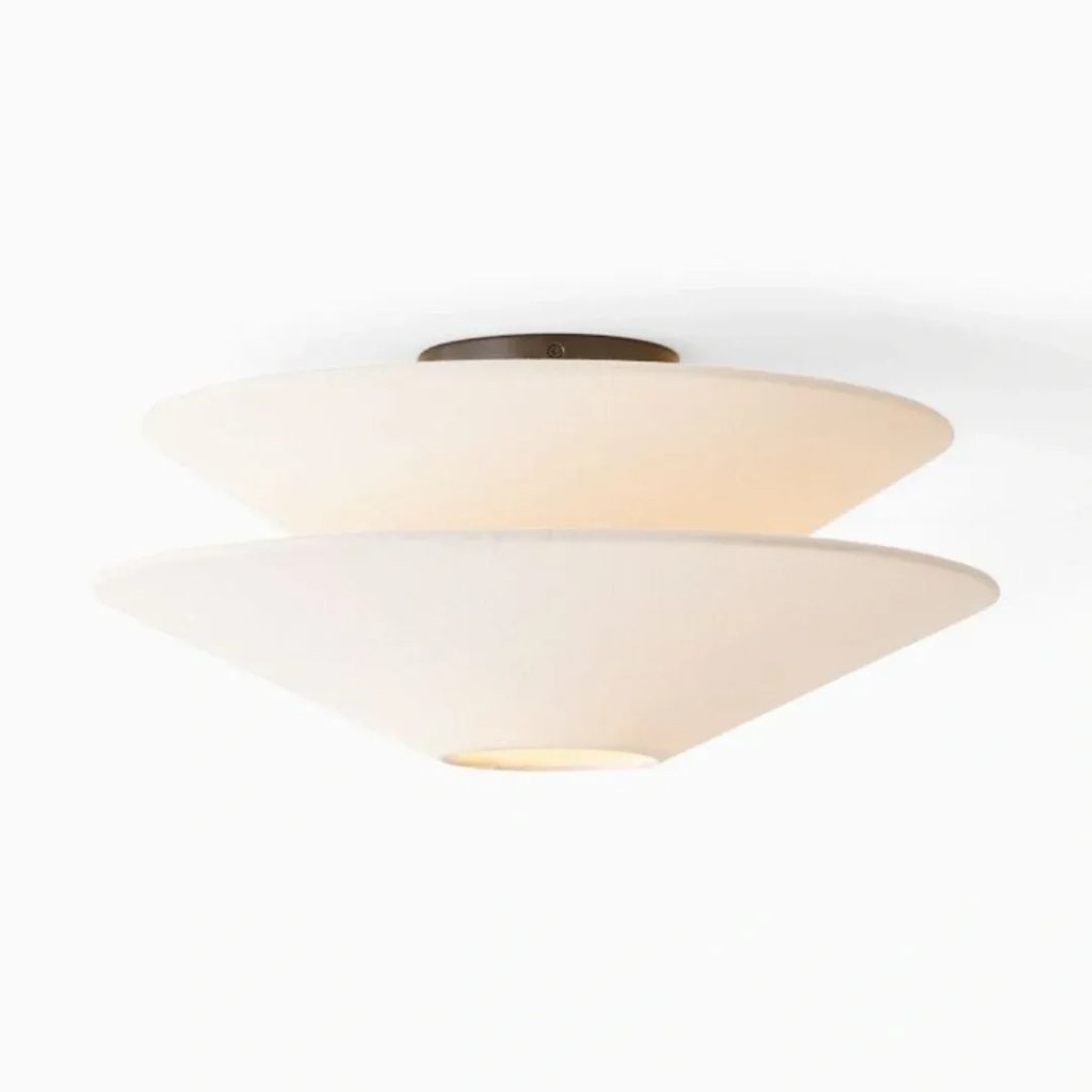 Luneth Modern Fabric Double Layer Ceiling Light