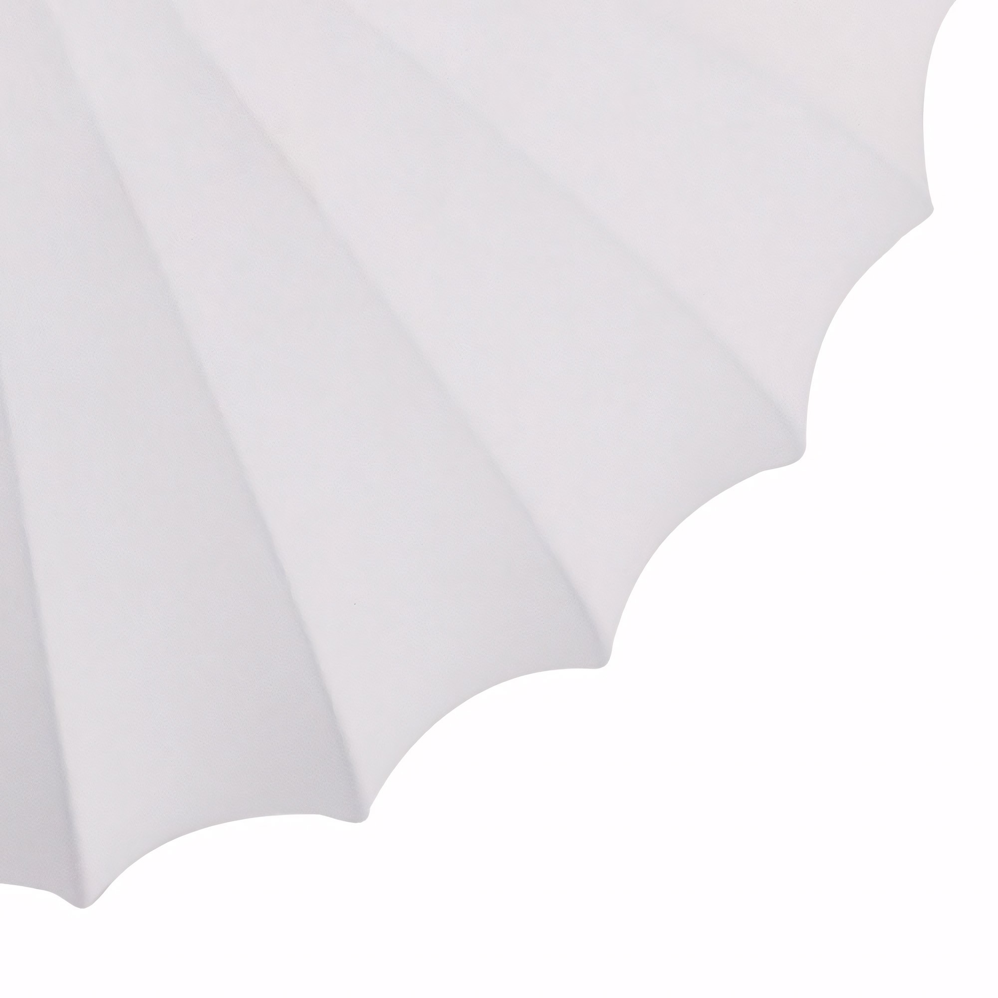 Savionne White Silk Seashell Flush Mount Light