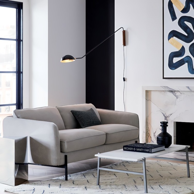 Praika Minimalist Swing Dome Wall Light