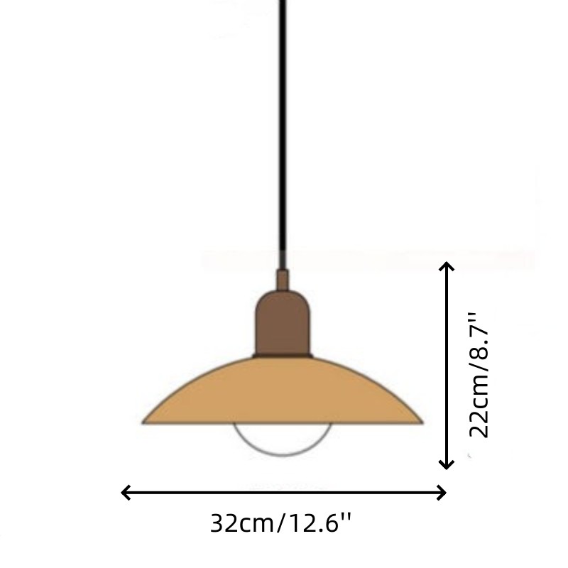 Harper Mid Century Multi Color Macaron Pendant Light