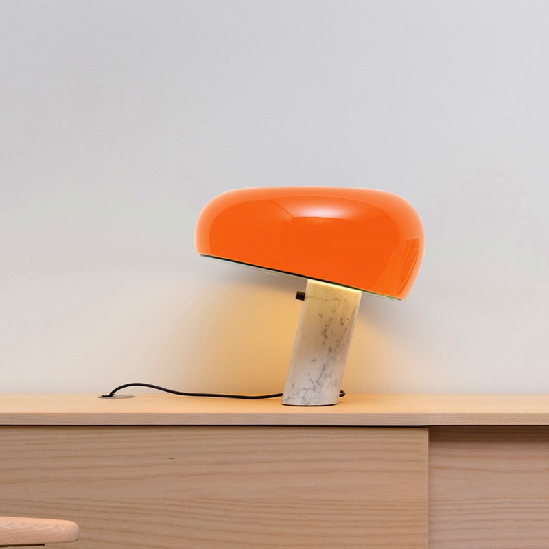 Paula Vintage Table Lamp with Marble Base