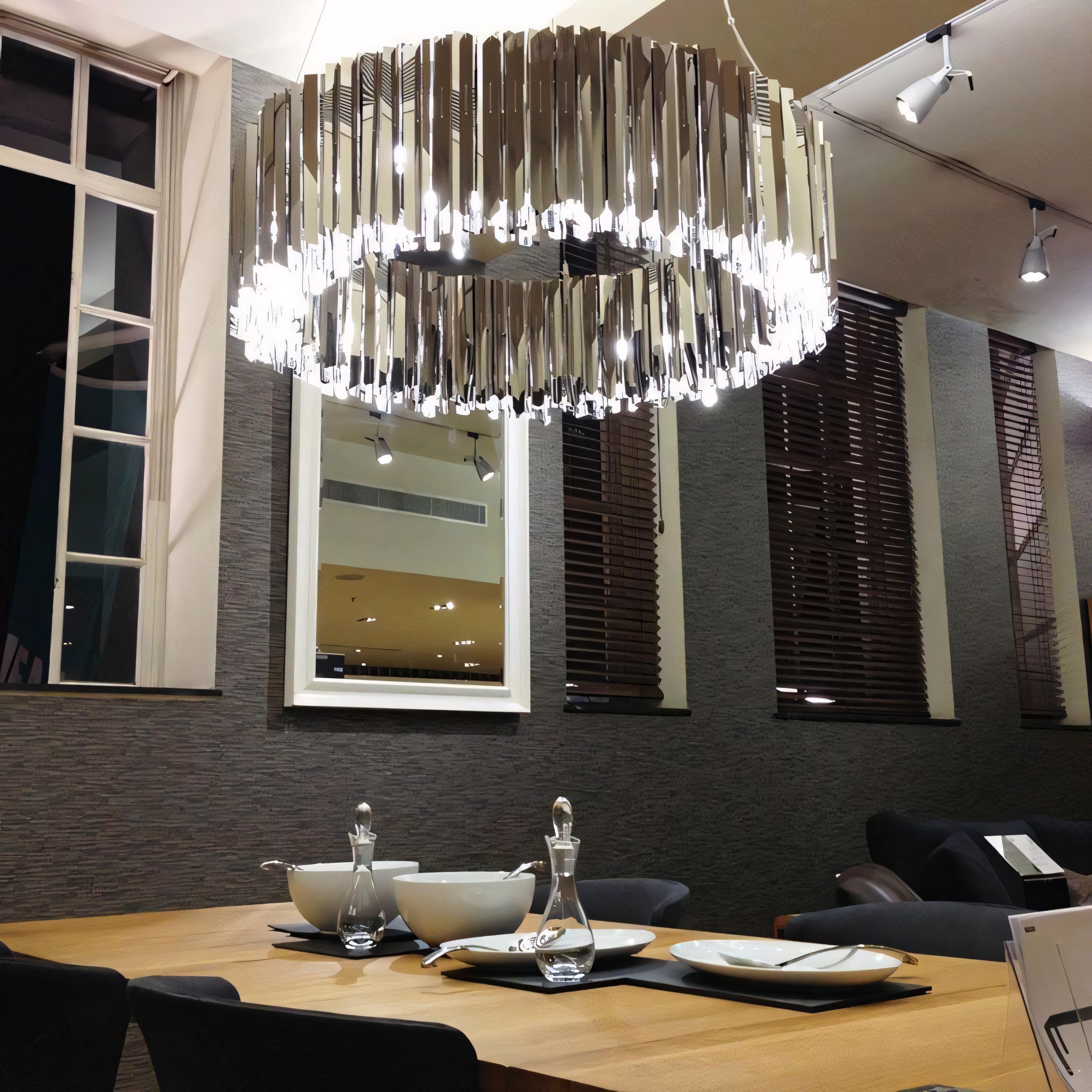 Jasper Facet Chandelier Collection
