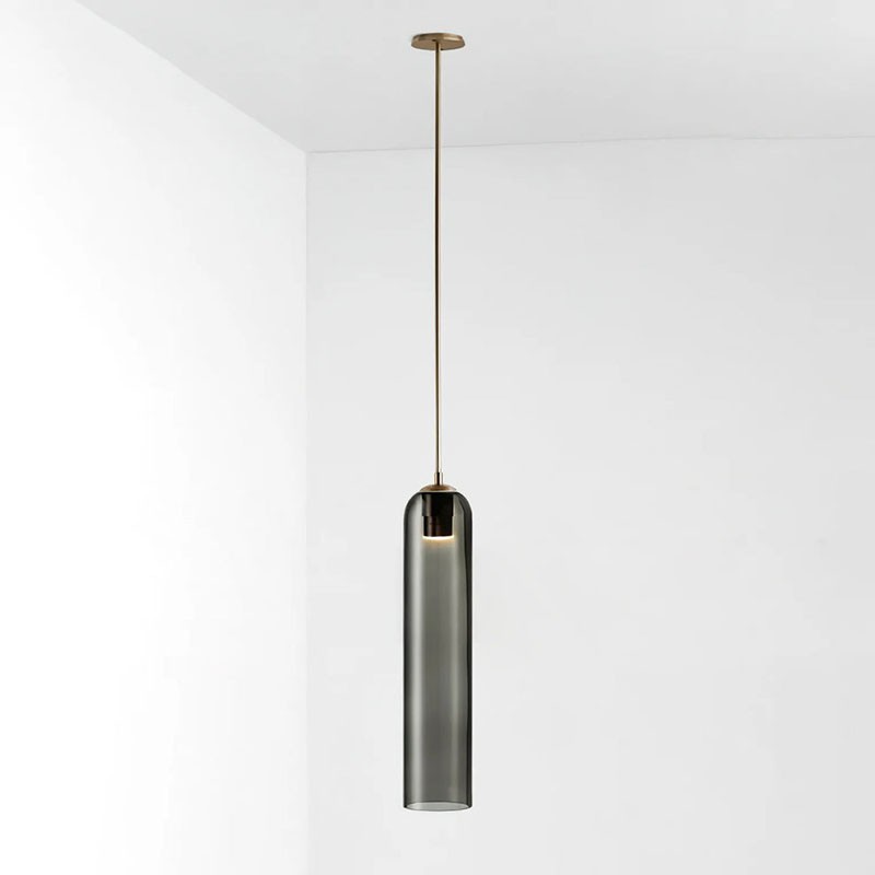 Kimaya Benedict Tube Glass Pendant Lamp