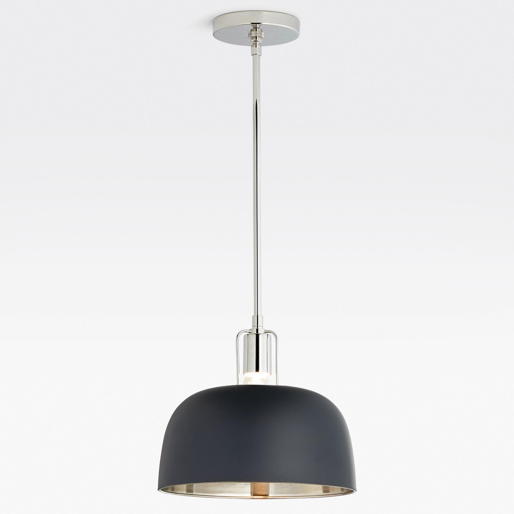 Frey Mid Century Metal Dome Pendant Light